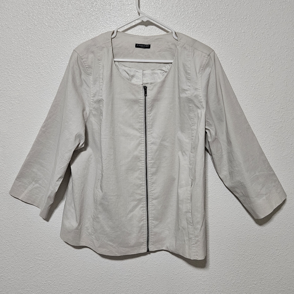 Eileen Fisher Women silk blend lining see description for sizing